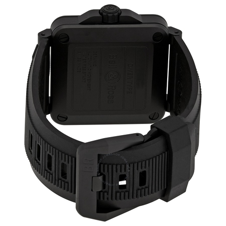 Bell and Ross Automatic Black Dial Men's Watch BR0392-D-BL-CE/SRB