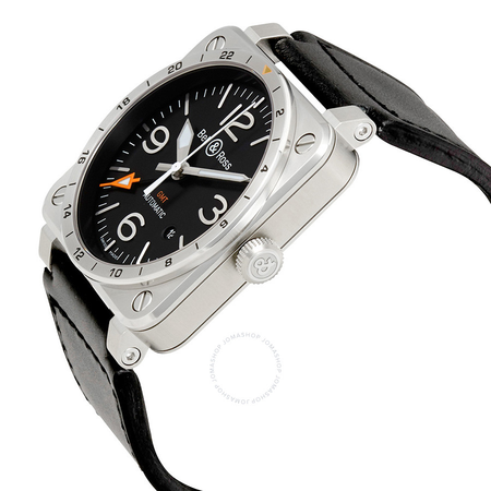 Bell and Ross Aviation GMT Black Dial Automatics Men's Watch BR03-93-GMT