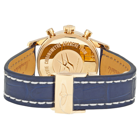 Breitling Transocean Chronograph 38 Blue Dial 18kt Rose Gold Men's Watch R4131012/C863