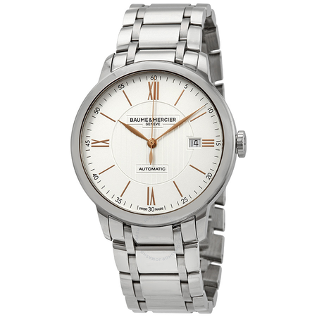 Baume et Mercier Classima Automatic Silver Dial Men's Watch 10374