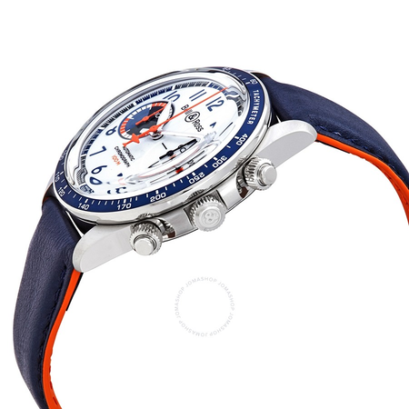 Bell and Ross Vintage V2-94 Chronograph Automatic White Dial Men's Watch BRV294-BB-ST/SCA