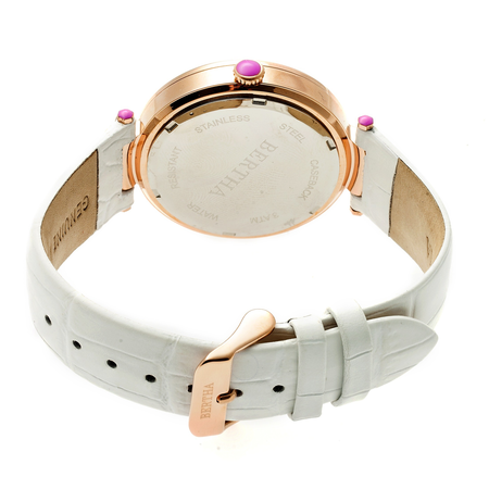Bertha Camilla Crystal Black Dial Ladies Watch BR6207