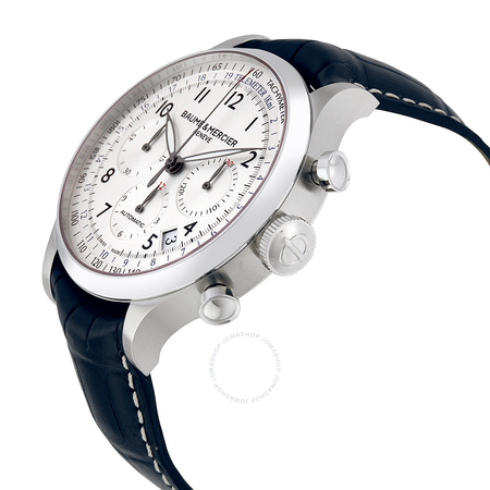 Baume et Mercier Baume and Mercier Capeland Chronograph Silver Dial Men's Watch 10063