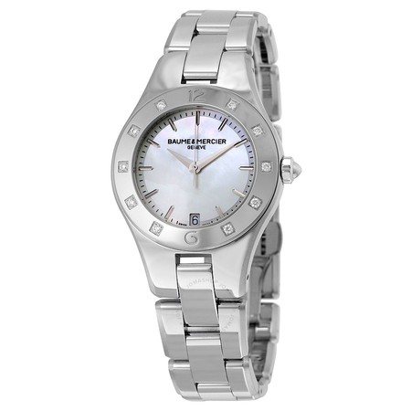 Baume et Mercier Baume and Mercier Linea Mother of Pearl Diamond Ladies Watch 10071