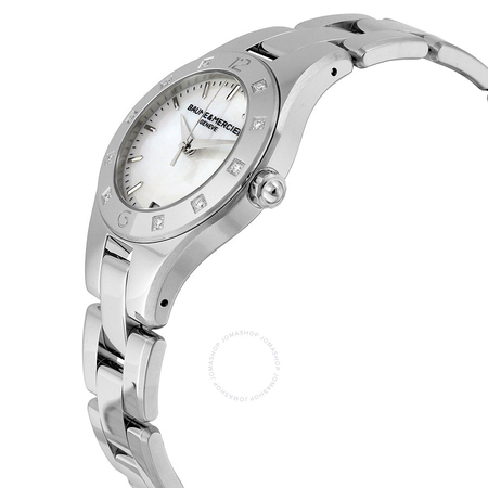 Baume et Mercier Baume and Mercier Linea Mother of Pearl Diamond Ladies Watch 10071