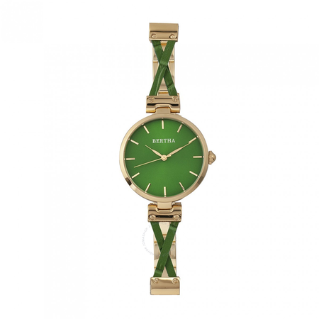Bertha Ava Green Dial Ladies Watch BR7603