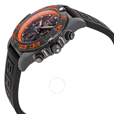 Breitling Chronomat 44 Raven Chronograph Automatic Chronometer Black Dial Men's Watch MB0111C2-BD07-153S