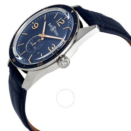 Bell and Ross Vintage Automatic Blue Dial Men's Watch BRV123-BLU-ST-SCR BRV123-BLU-ST/SCR