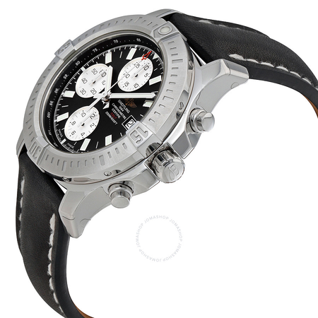 Breitling Colt Chronograph Automatic Black Dial Black Leather Men's Watch A1338811/BD83BKLT A1338811-BD83-435X-A20BA