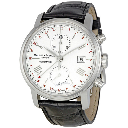 Baume et Mercier Baume and Mercier Classima Executives White Dial Chronograph Men's Watch 08851