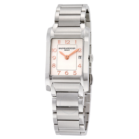 Baume et Mercier Baume and Mercier Hampton Silver Dial Stainless Steel Ladies Watch 10049