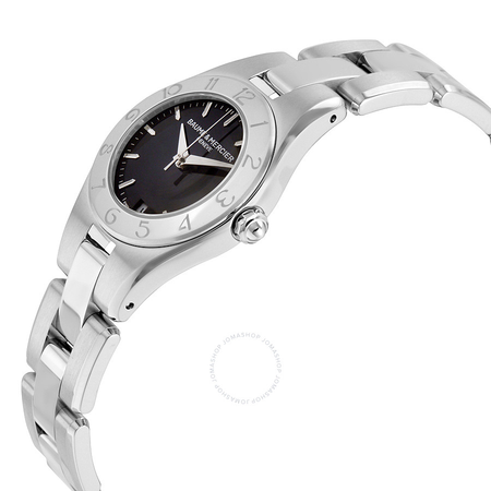 Baume et Mercier Baume and Mercier Linea Black Dial Ladies Watch + Additional Strap A10010