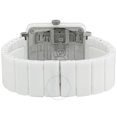 Bell and Ross Aviation 39 MM White Unisex Watch BRS-WH-CERAMIC/SCE