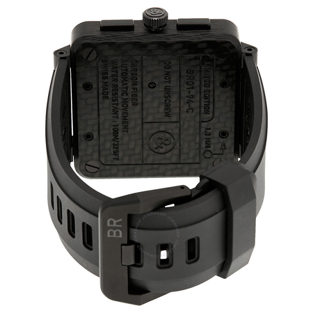 Bell and Ross Aviation Black Phantom Dial Men's Watch BR0194-CA-FIBER-PH