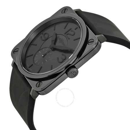 Bell and Ross Phantom Black Dial Ceramic Men's Watch BRS-BLC-PH/SBR BRS-BLC-PH/SBR