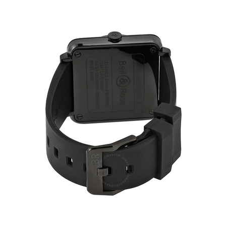 Bell and Ross Phantom Black Dial Ceramic Men's Watch BRS-BLC-PH/SBR BRS-BLC-PH/SBR