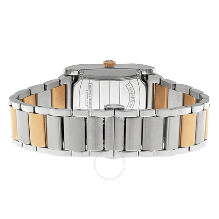 Baume et Mercier Baume and Mercier Hampton Silver Dial Steel and 18kt Rose Gold Ladies Watch 10108
