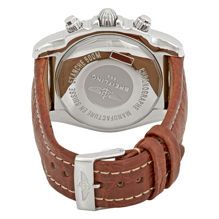 Breitling Chronomat 44 Chronograph Automatic Chronometer Silver Dial Men's Watch AB011011/G684BRCT