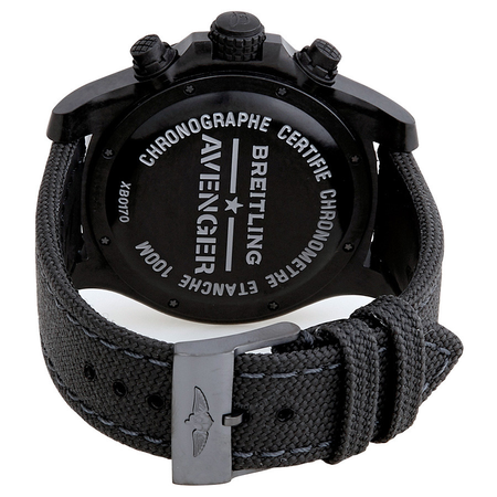 Breitling Avenger Hurricane Chronograph Automatic Black Dial 50mm Men's Watch XB0170E4/BF29/100W.M