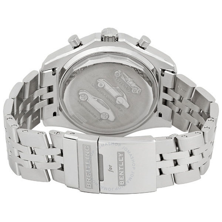 Breitling Bentley Motors T Silver Dial Men's Watch SS A2536313-G675