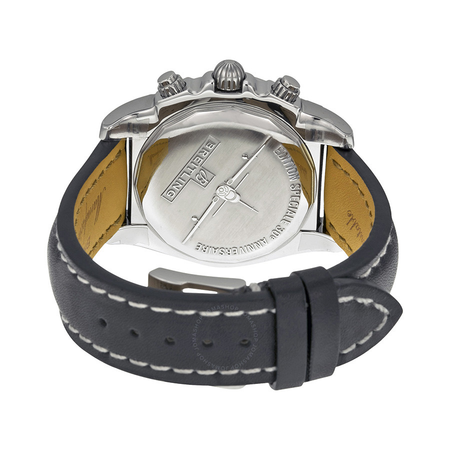 Breitling Chronomat 41 Airborne Mechanical Black Dial Black Leather Men's Watch AB01442J-BD26BKLT AB01442J/BD26