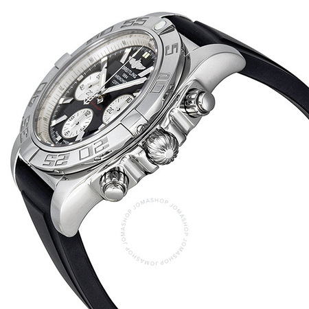Breitling Chronomat 44 Automatic Chronograph Black Dial Men's Watch AB011012-B967