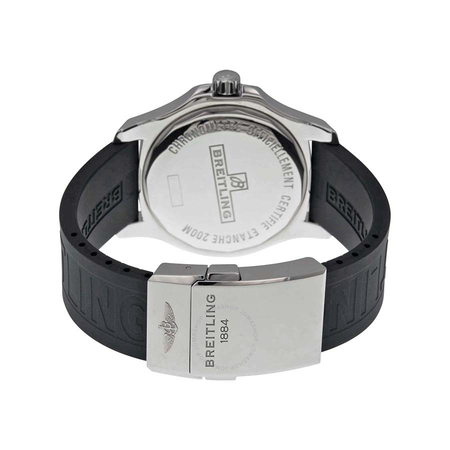 Breitling Colt Stratus Silver Dial Black Rubber Men's Watch A7438811-G792BKPD3 A7438811-G792-153S-A20D.2