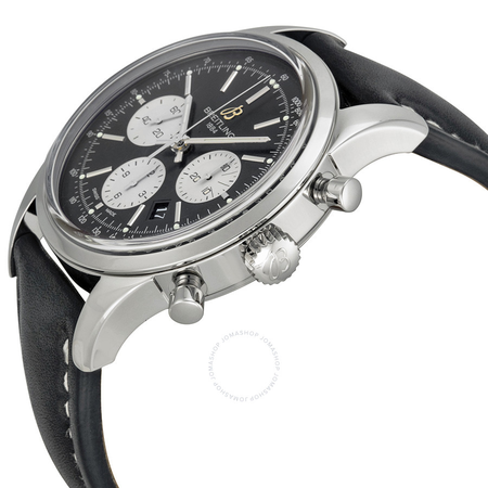 Breitling Transocean Chronograph Black Dial Men's Watch AB015112-BA59BKLT