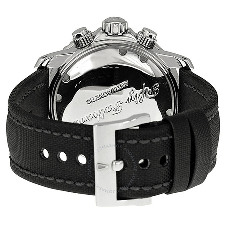 Blancpain Fifty Fathoms Black Dial Flyback Chronograph Black Fabric Strap Men's Watch 5085F-1130-52