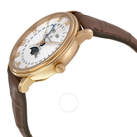 Blancpain Villeret Moonphase & Complete Calendar Automatic Oplaine Dial Brown Leather Men's Watch 6664-3642-55B