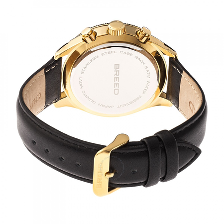 Breed Maverick Chronograph Black Dial Men's Watch 7506