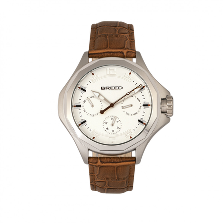 Breed Tempe Silver Dial Men's Watch 6901