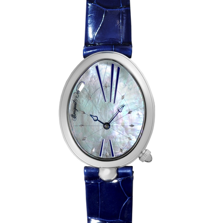 Breguet Reine de Naples White Mother of Pearl Dial Ladies Watch 8967ST/51/986