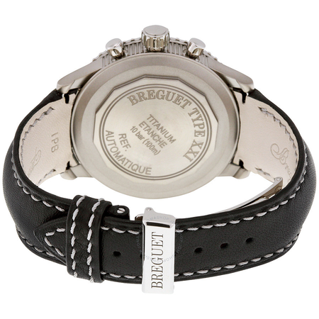 Breguet Transatlantique Type XXI Flyback Black Dial Automatic Men's Watch 3810TI/H2/3ZU
