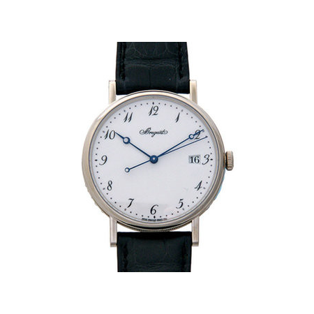 Breguet Classique White Dial 18 Carat White Gold Automatic Men's Watch 5177BB/29/9V6