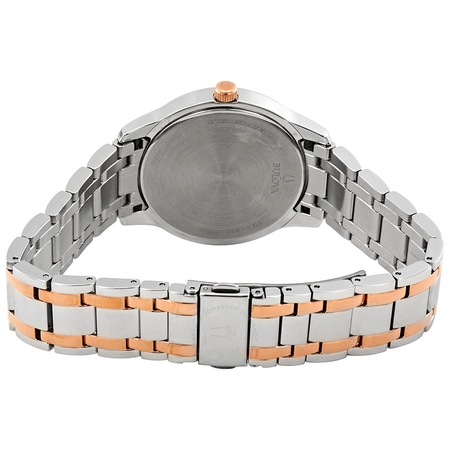 Bulova Black Dial Two-tone Men's Watch 98B264