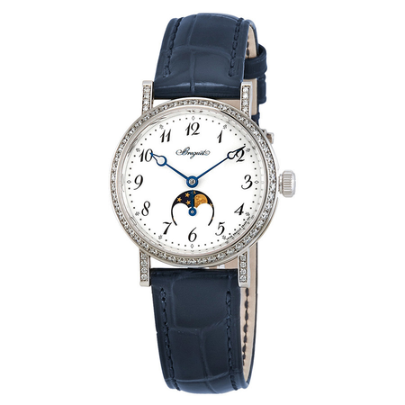 Breguet Classique Automatic White Dial Ladies Diamond Watch 9088BB/29/964/DD0D