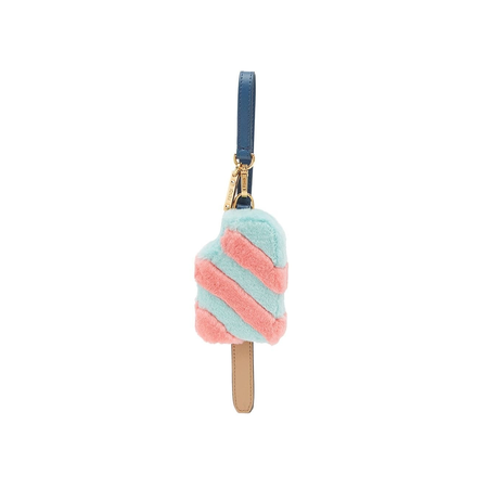 Fendi Ladies Italian Luxury Gifts & Accs Keyfobs Women's Pink Fd Ice Cream Charm 7AR701-A44H-F141I