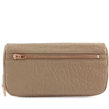 Alexander Wang Fumo Continental Leather Wallet- Latte 703073