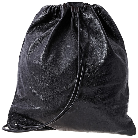 Balenciaga Men 's Locker Backpack- Black 459588 AOU45 1000