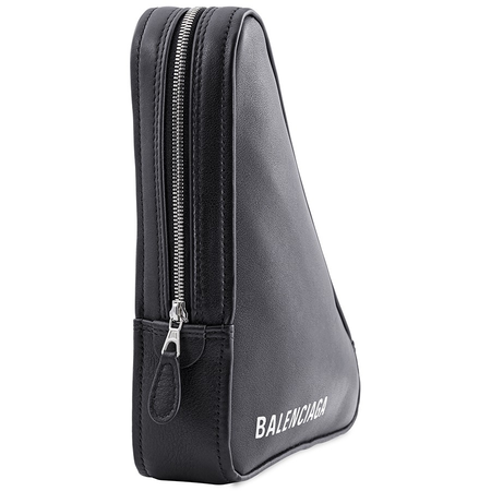 Balenciaga Triangle Pouch- Black 476976C8K02-1000
