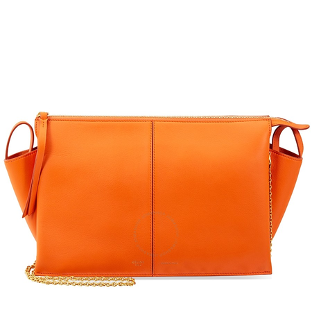 Celine Orange Tri-Clutch on Chain 180513AHL.20BG