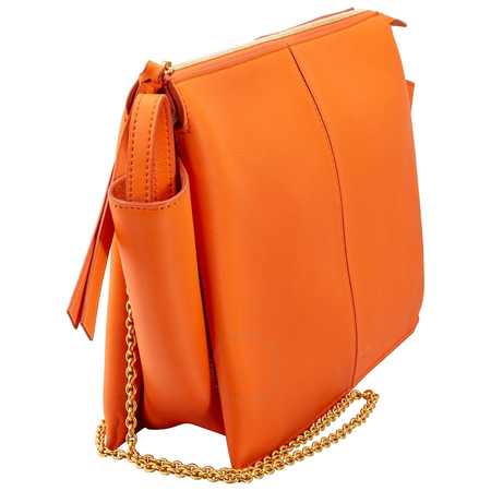 Celine Orange Tri-Clutch on Chain 180513AHL.20BG