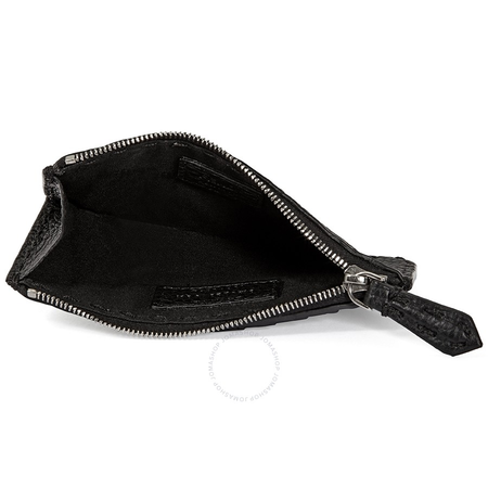 Fendi 5cc Zip Card Holder- Black 7M0227-O7N