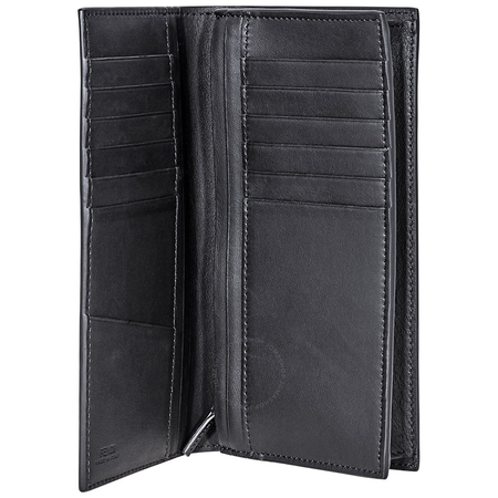 Fendi Logo Stamp Wallet- Black 7M0186-OEQ