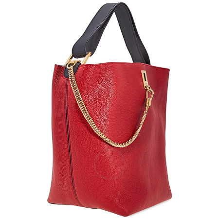 Givenchy GV Bucket Bag in Grained Leather-Red BB502XB05K-620
