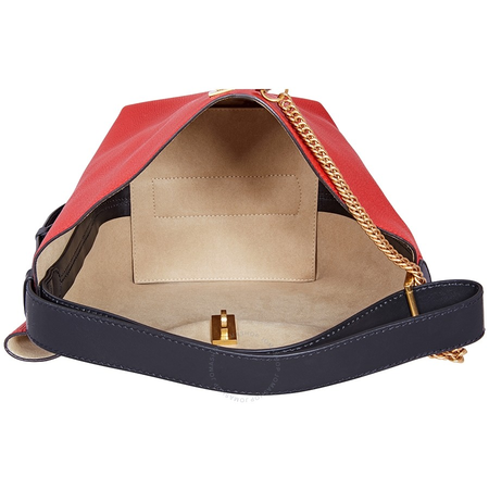 Givenchy GV Bucket Bag in Grained Leather-Red BB502XB05K-620