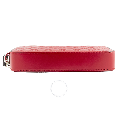 Gucci Red Leather Pouch 475429 CWCBN 8646