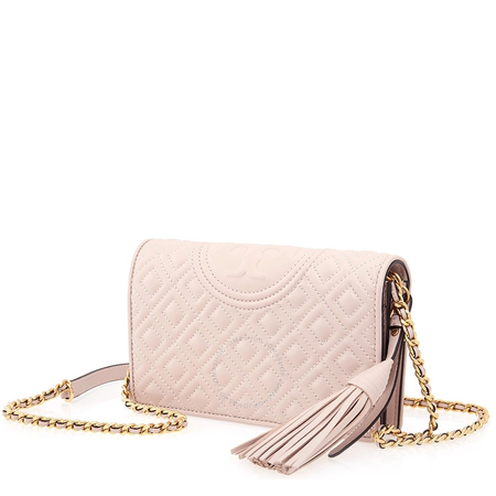 Tory Burch Fleming Crossbody Bag- Shell Pink 50263-652