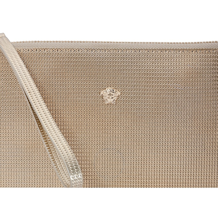 Versace Palazzo Wristlet Pouch- Gold-tone DP8F536 DVTRE